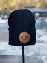 Load image into Gallery viewer, Leather Logo Beanie