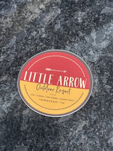 Load image into Gallery viewer, Little Arrow Logo Circle Sticker