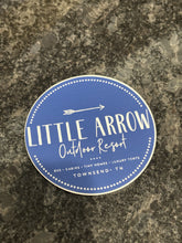 Load image into Gallery viewer, Little Arrow Logo Circle Sticker