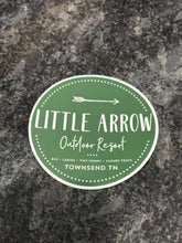 Load image into Gallery viewer, Little Arrow Logo Circle Sticker