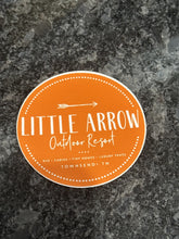 Load image into Gallery viewer, Little Arrow Logo Circle Sticker