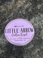 Load image into Gallery viewer, Little Arrow Logo Circle Sticker