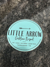Load image into Gallery viewer, Little Arrow Logo Circle Sticker