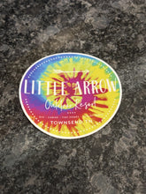 Load image into Gallery viewer, Little Arrow Logo Circle Sticker