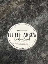 Load image into Gallery viewer, Little Arrow Logo Circle Sticker