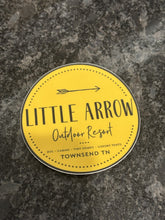 Load image into Gallery viewer, Little Arrow Logo Circle Sticker