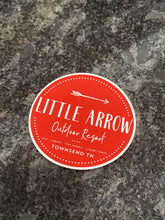Load image into Gallery viewer, Little Arrow Logo Circle Sticker